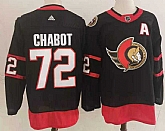 Ottawa Senators 72 Thomas Chabot Black Adidas 2020-21 Stitched Jersey,baseball caps,new era cap wholesale,wholesale hats